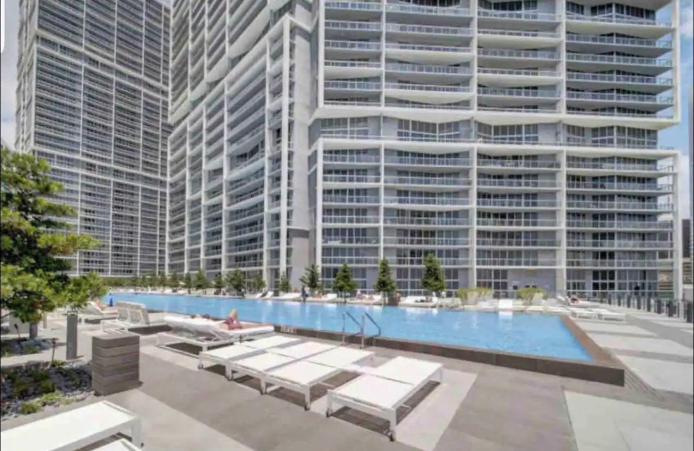 *Iconic W Icon Condo/ Pool&Waterviews*Freespa* 迈阿密 外观 照片