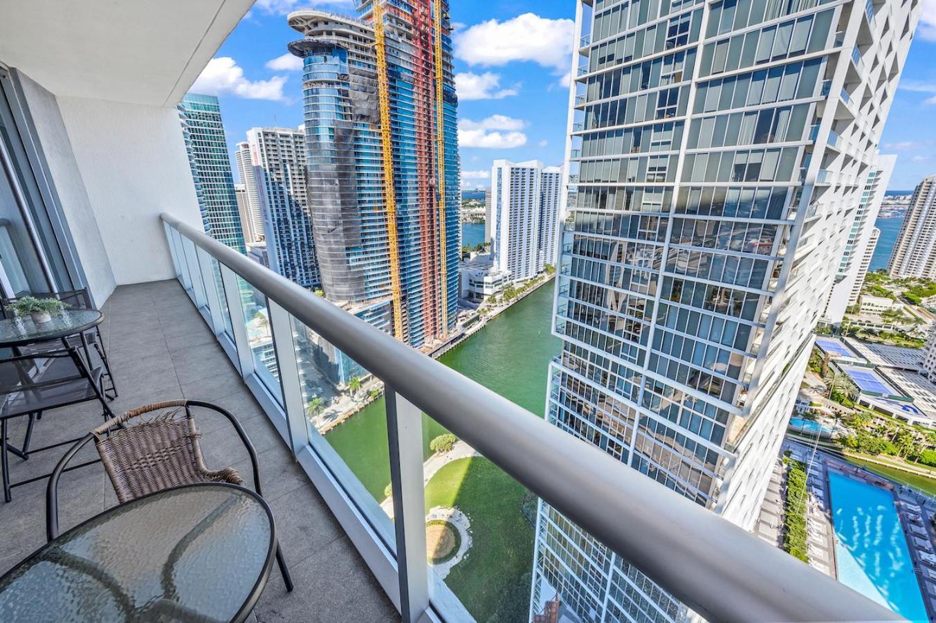 *Iconic W Icon Condo/ Pool&Waterviews*Freespa* 迈阿密 外观 照片